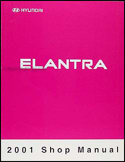 2001 Hyundai Elantra Repair Shop Manual Original