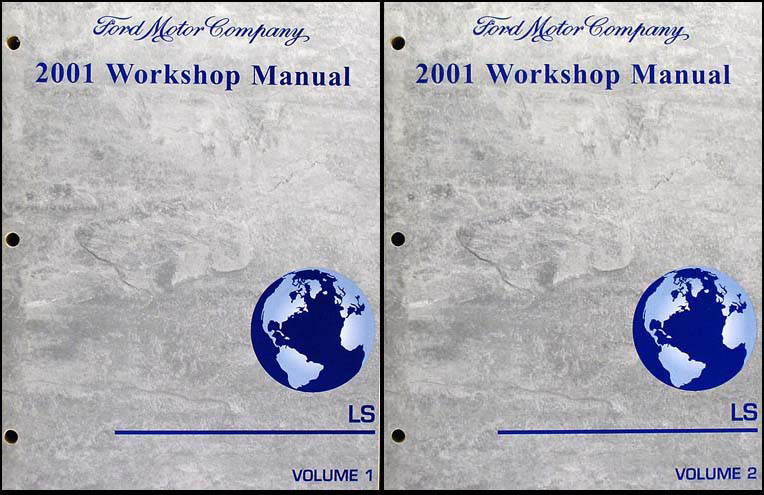 2001 Lincoln Ls Repair Shop Manual 2 Volume Set Original