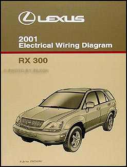 RX 300 RX300 01 2001 Lexus Owners Owner/'s Manual OEM
