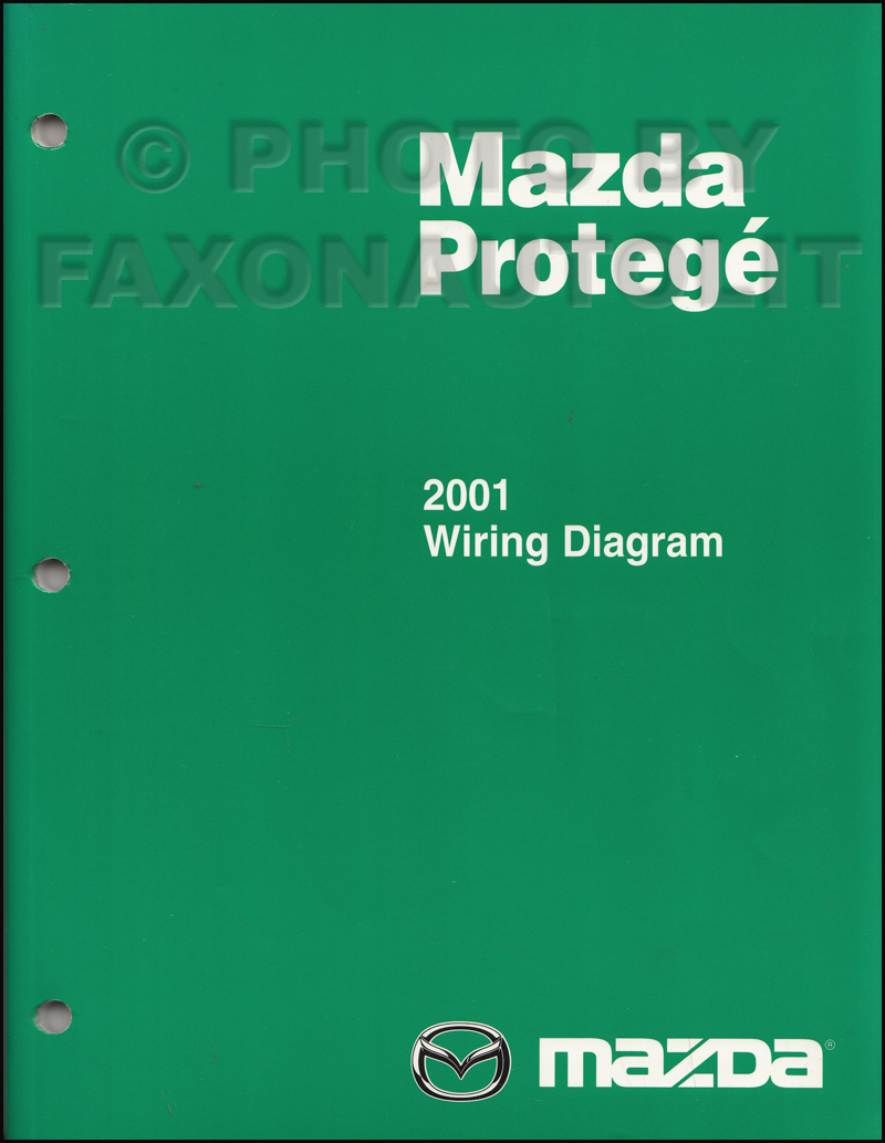 2001 Mazda Protege Wiring Diagram Manual Original
