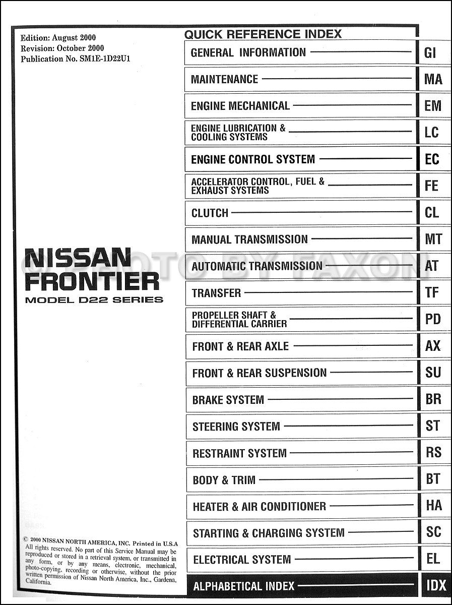 2006 nissan frontier repair manual pdf free