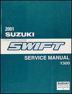 2001 Suzuki Swift Repair Shop Manual Original