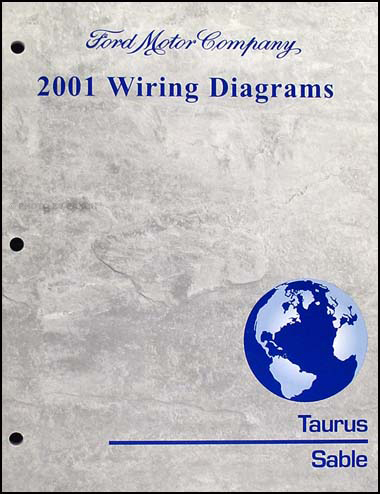 2001 Ford Taurus Mercury Sable Wiring Diagram Manual Original