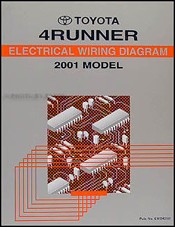 2001 Toyota 4runner Wiring Diagram Manual Original