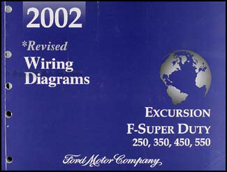 2002 Excursion, Super Duty F-250-550 2 Vol Set Repair Shop ... 2004 f 250 ford trailer wiring diagram 