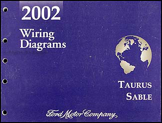 2002 Ford Taurus Mercury Sable Wiring Diagram Manual Original