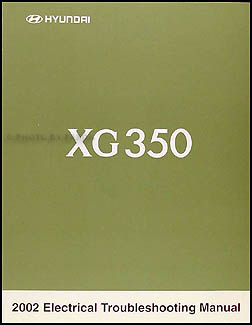 2002-2003 Hyundai XG 350 Repair Shop Manual Original