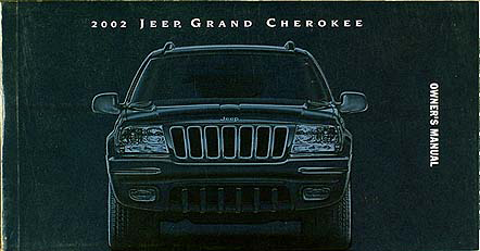 2002 Jeep Grand Cherokee Owner S Manual Original