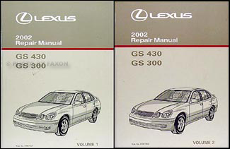 2002 Lexus GS 300 and GS 430 Wiring Diagram Manual Original
