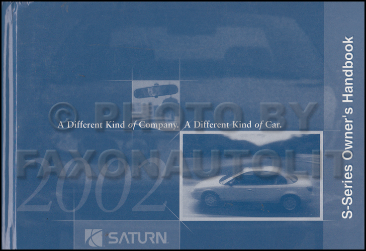 2002 Saturn S Series Owner S Manual Original