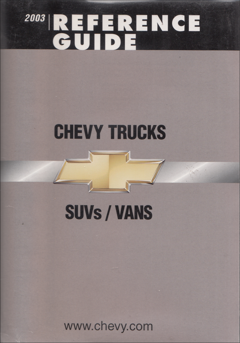 2003 Chevrolet SUV's & Vans Color & Upholstery Dealer Album/Data Book Original