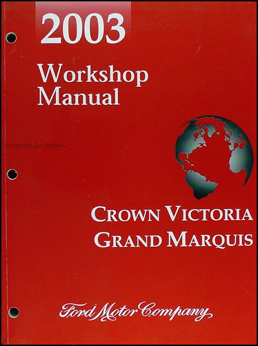 2003 Crown Victoria, Marauder & Grand Marquis Original Wiring Diagram