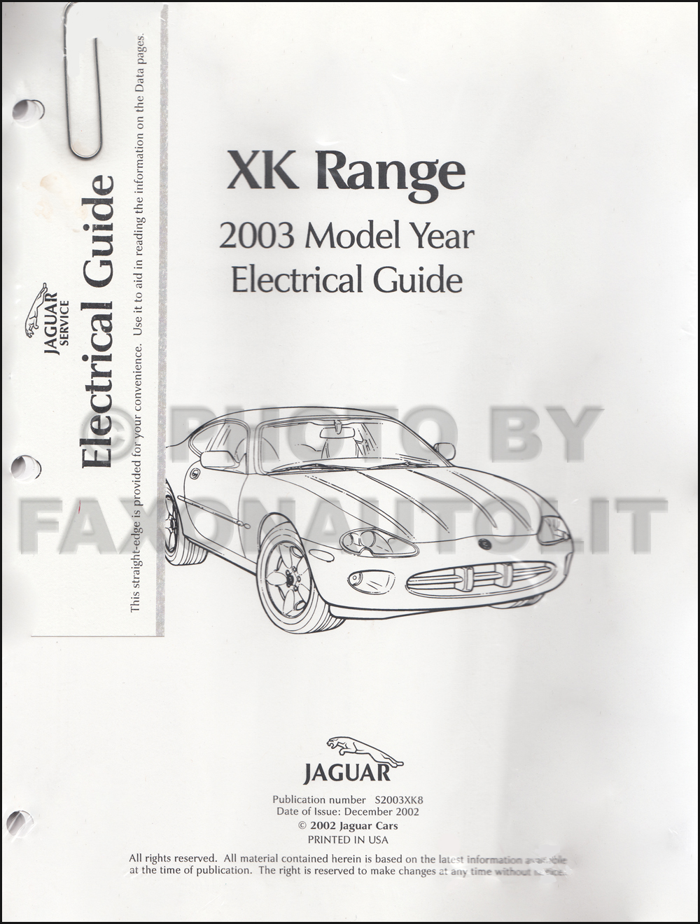 2015 Jaguar Xk8 Electrical Guide Manual