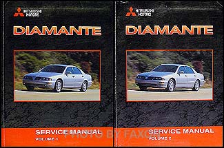 1997-2003 Mitsubishi Diamante Body Manual Original