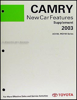 2003 toyota camry owners manual pdf free download