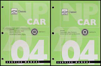 Service manual chevrolet