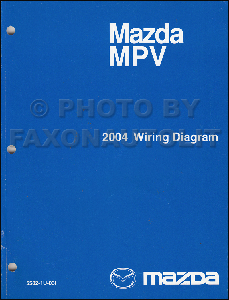 2004 Mazda Mpv Wiring Diagram Manual Original