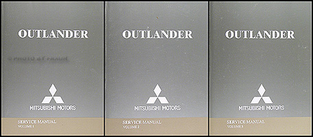 2004 Mitsubishi Outlander Service Manual Original Set