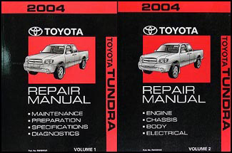 2004 To 2006 Toyota Tundra Oem Repair And Wiring Manuals