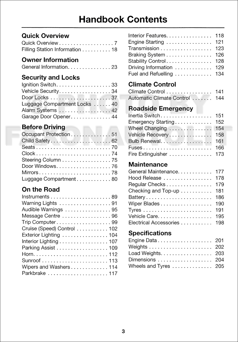 2004.25 Jaguar X-Type Owner's Manual Handbook Original