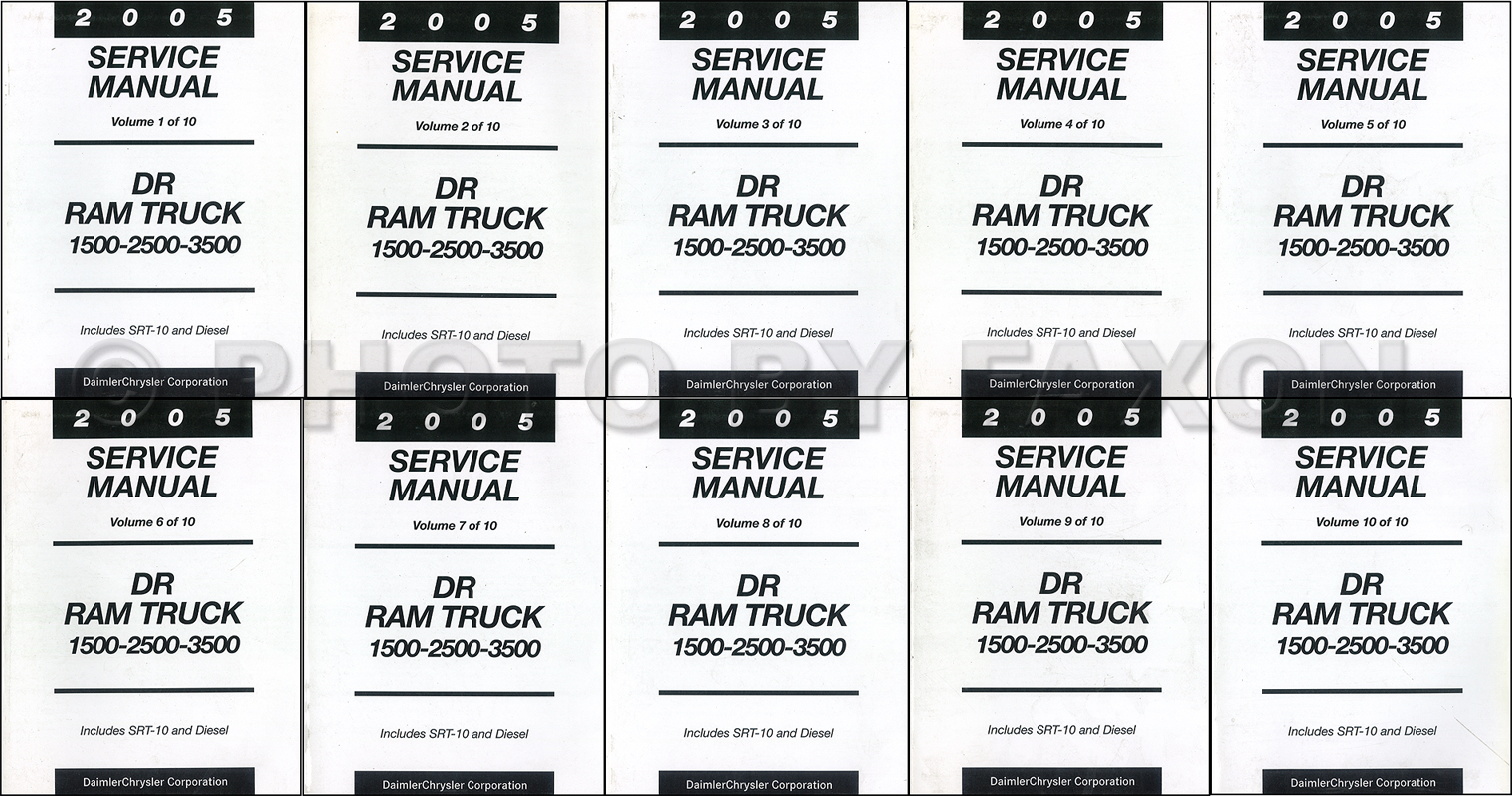 2005 Dodge Ram Truck Wiring Diagram Manual Original