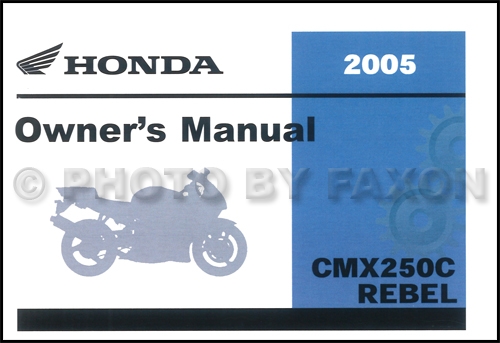 2008 Honda Rebel 250 Maintenance Manual