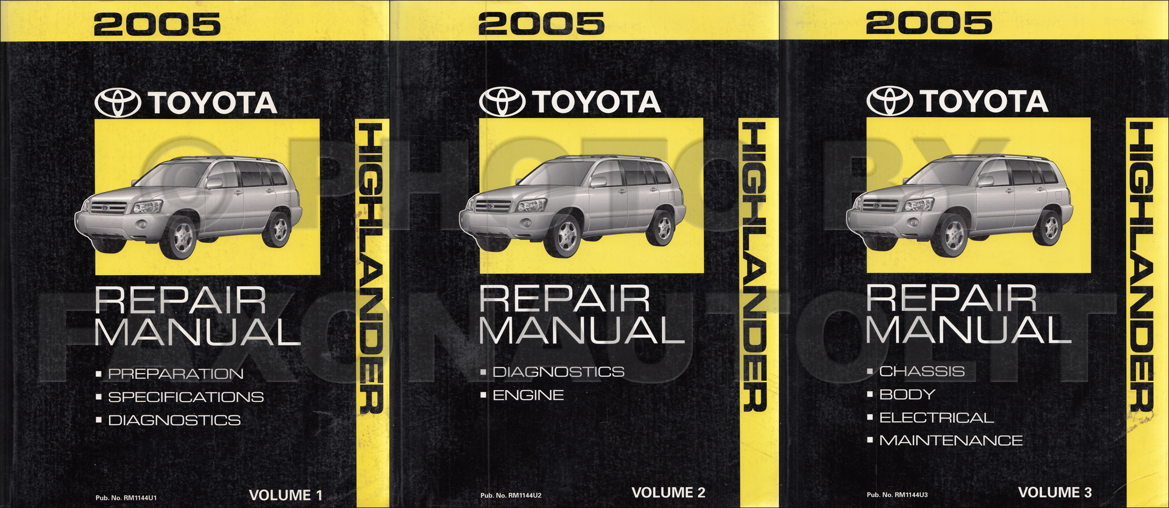 2005 toyota highlander maintenance schedule