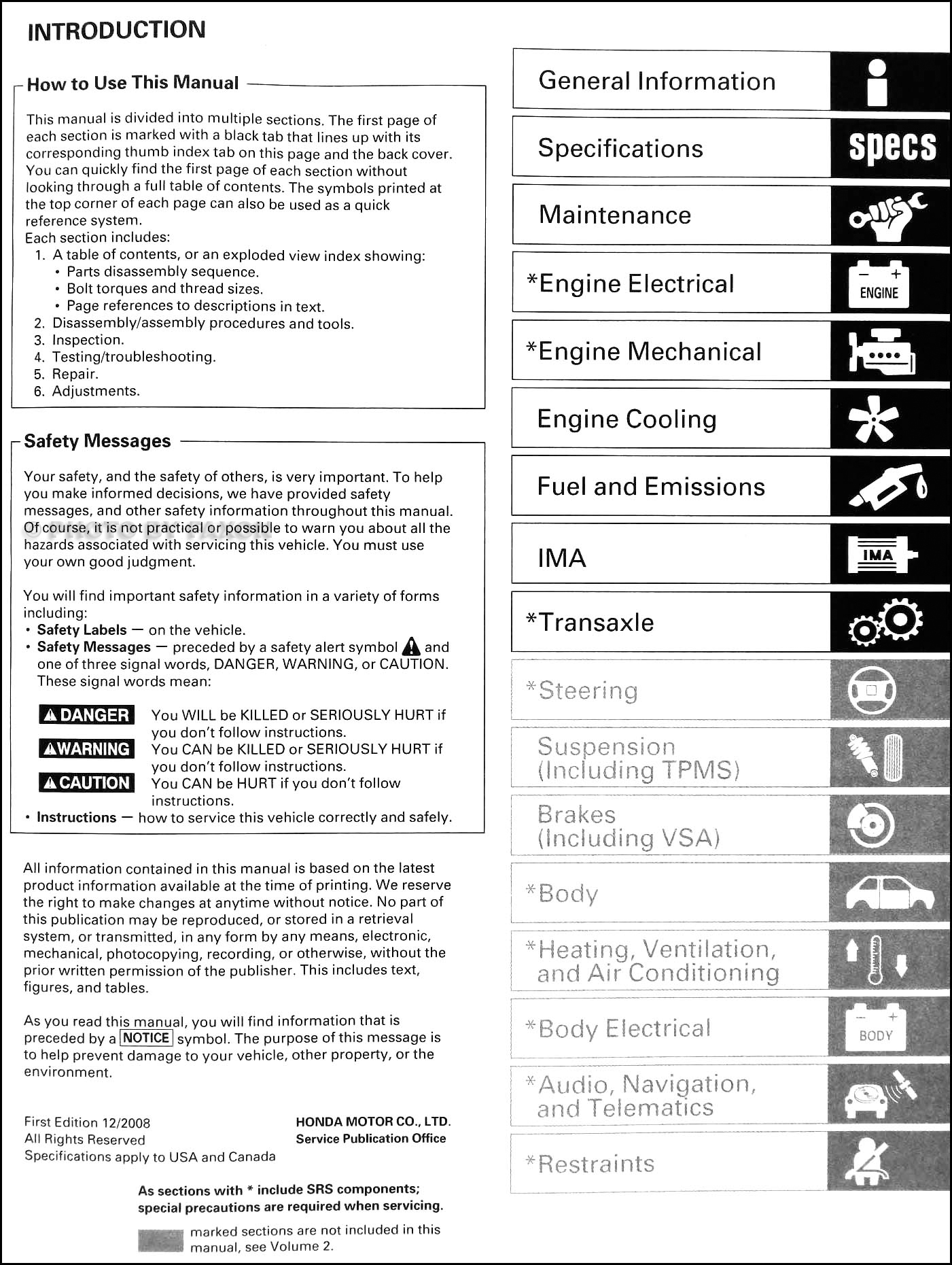 Honda Civic 2009 Manual Download Pdf