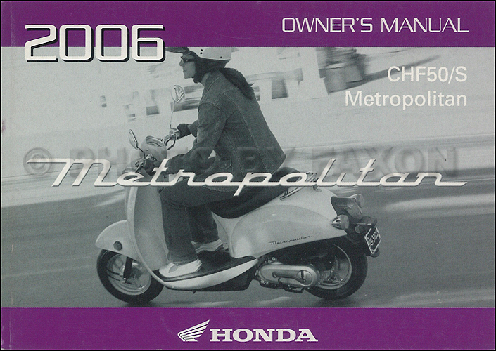 2004 honda metropolitan scooter manuals