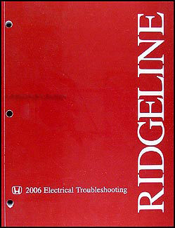 2006-2008 Honda Ridgeline Repair Shop Manual Original