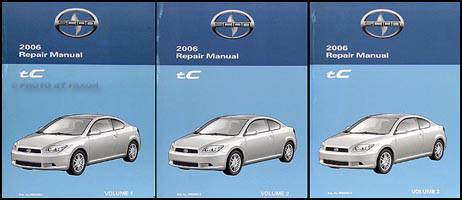 2006 Scion tC Repair Shop Manual Original