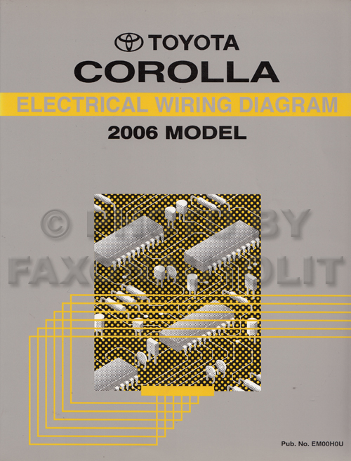 2006 Toyotum Corolla Wiring Diagram