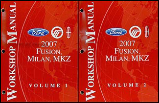 2007 Ford Fusion Mercury Milan Lincoln Mkz Wiring Diagram Manual