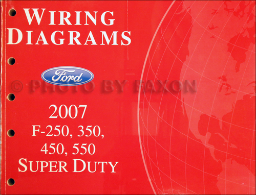 2007 ford f250f550 super dutytruck wiring diagram manual original