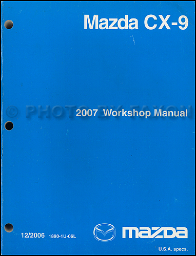 2007 Mazda CX-9 Wiring Diagram Manual Original