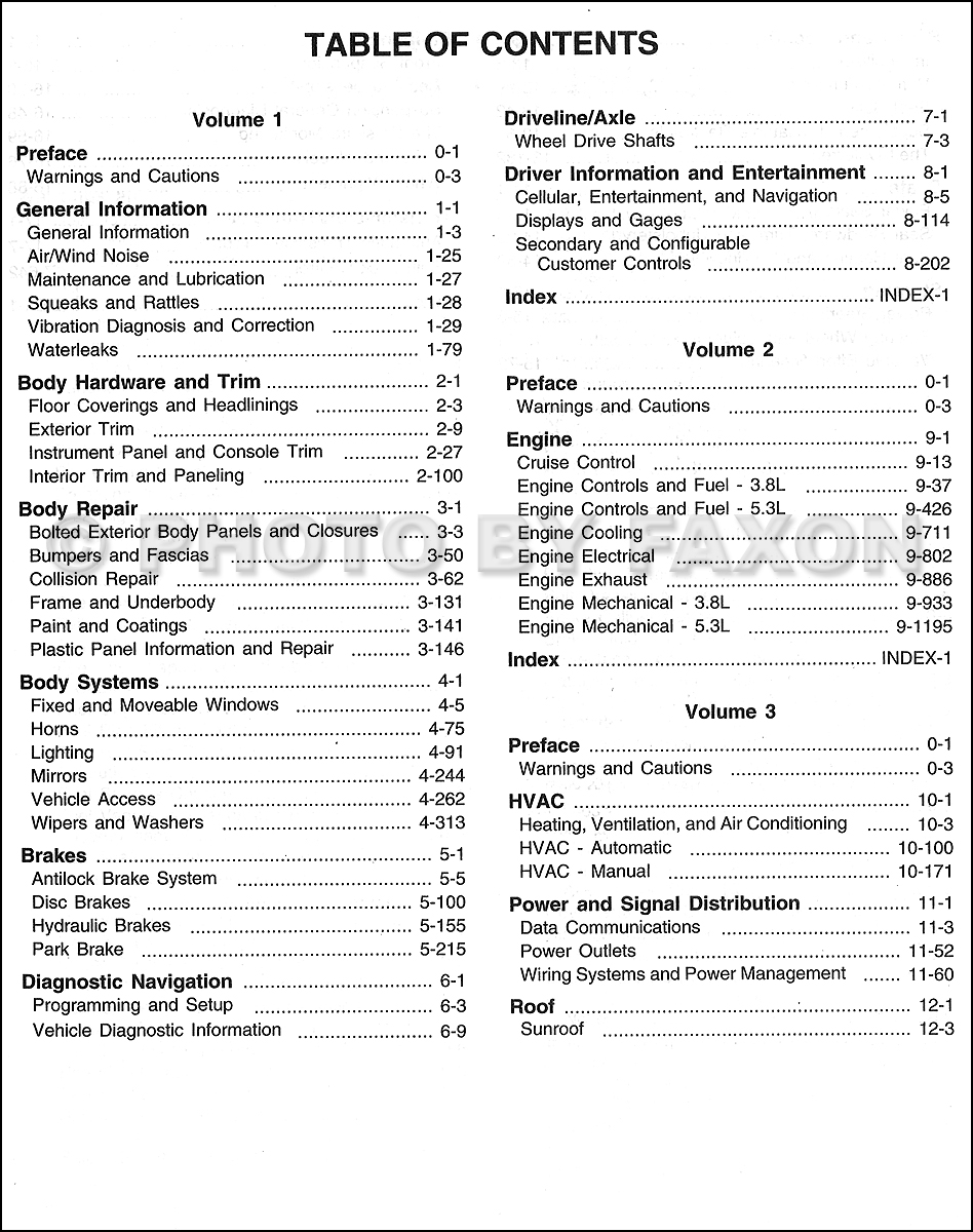 2007 Pontiac Grand Prix Repair Shop Manual Original 3 Volume Set