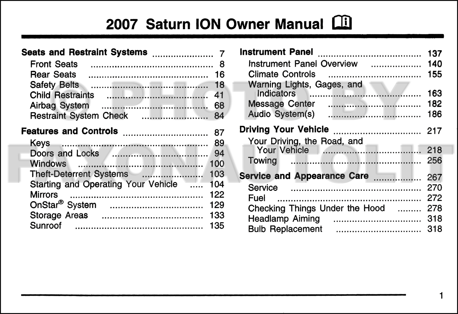 2007 Saturn Sky Repair Manual Original 2 Volume Set. click on thumbnail to  zoom
