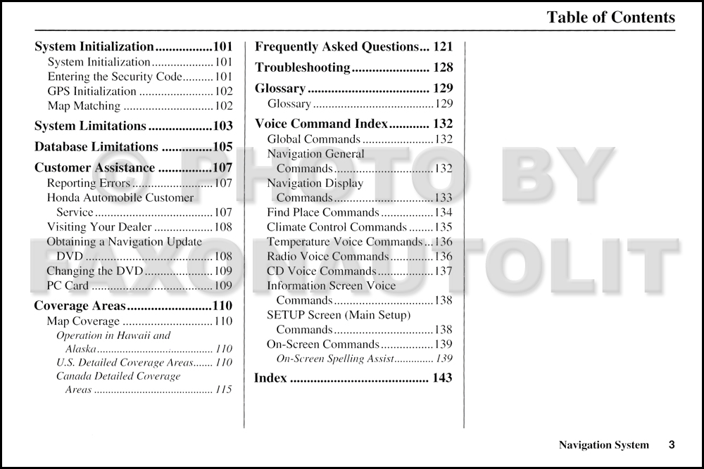 Honda City Navigation System User Manual