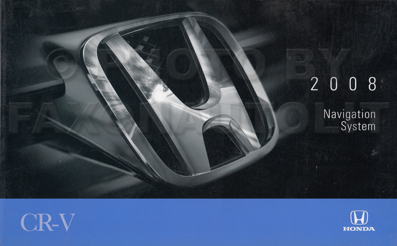 2007-2011 Honda CR-V Repair Shop Manual Original 2 Volume Set