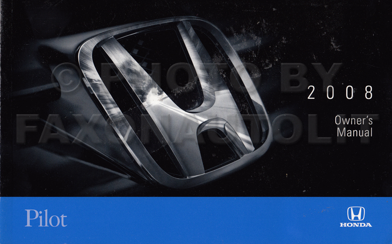 2006-2008 Honda Pilot Repair Shop Manual Original