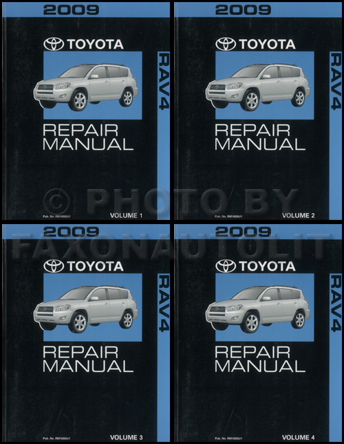 2009 Toyota Rav4 Wiring Diagram Manual Original
