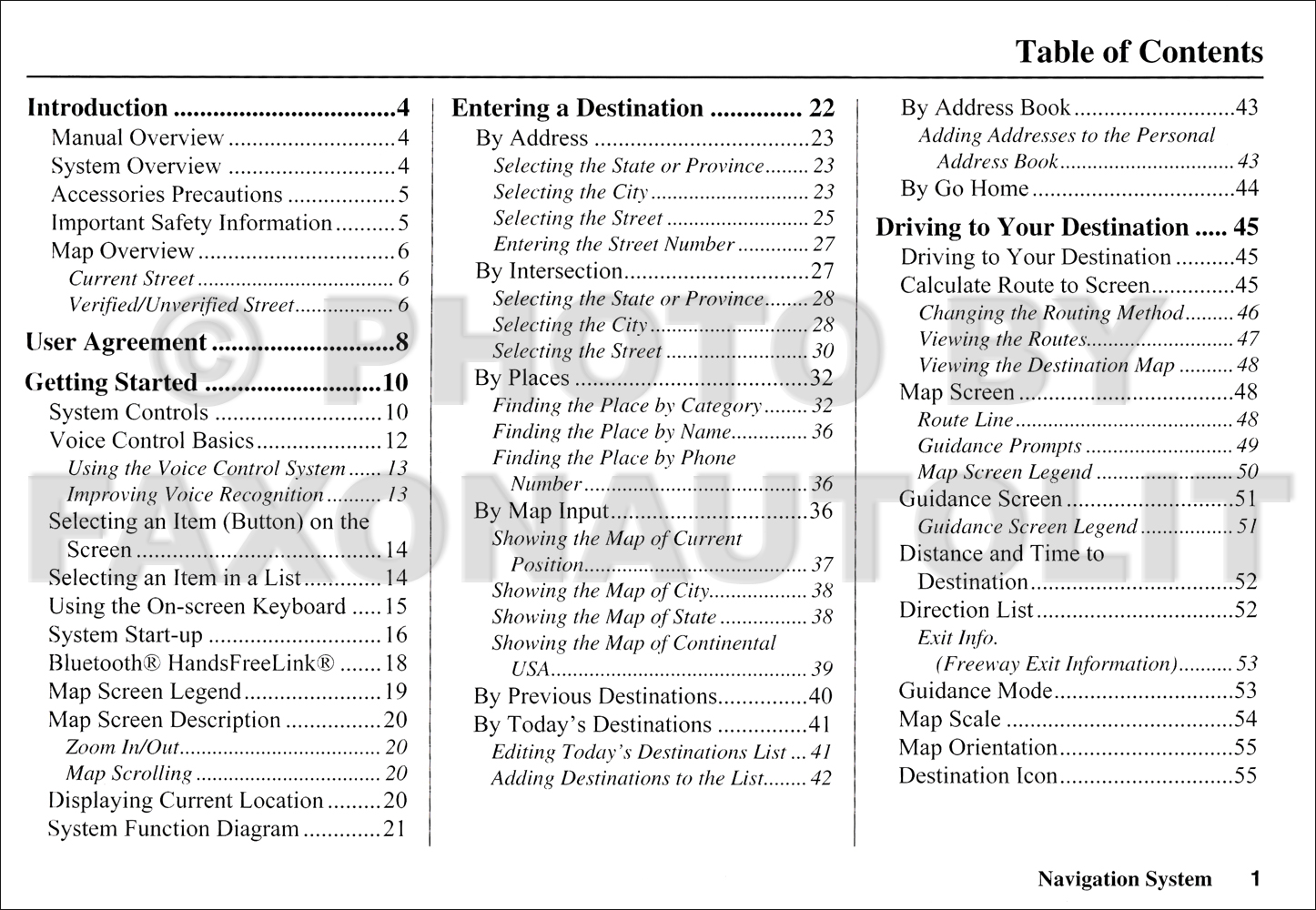2010 Honda Insight Navigation System Owners Manual Original