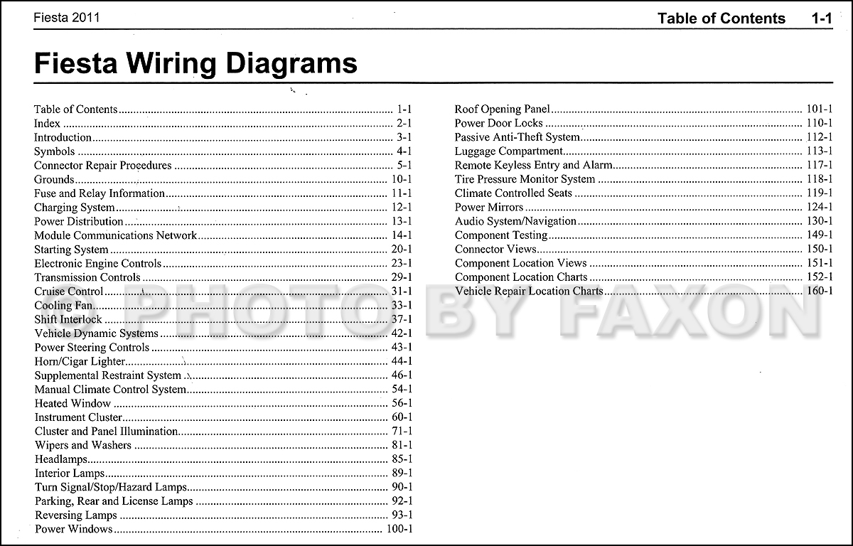 2011 Ford Fiesta Wiring Diagram Manual Original 2012 ford fiesta wiring 