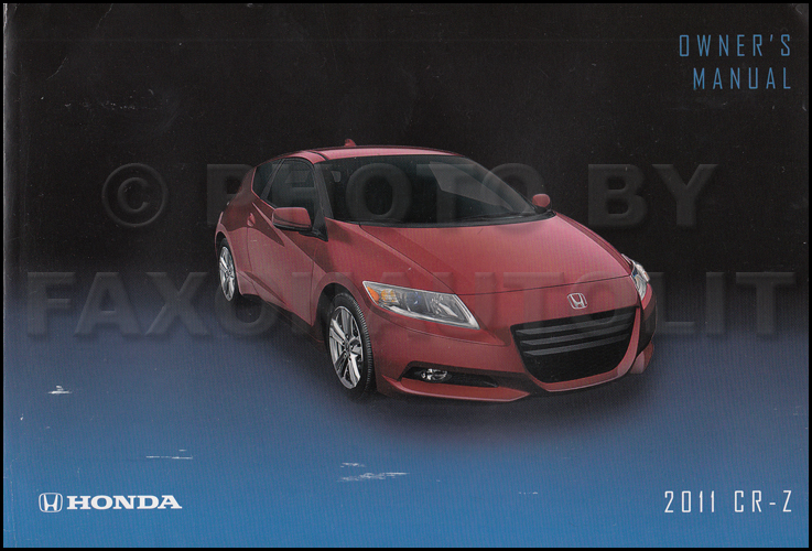 2011 Honda CR-Z Repair Shop Manual Original 2 Volume Set