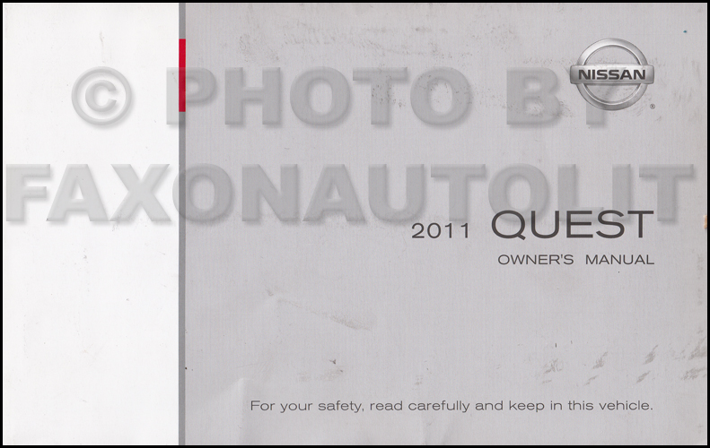 2005 nissan quest owners manual