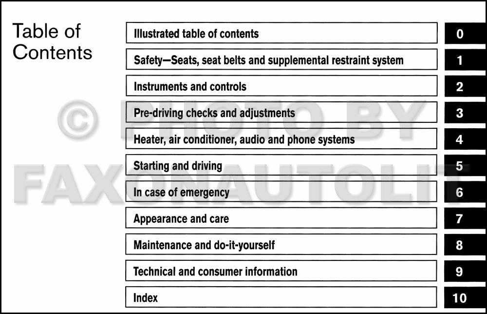 2012 Nissan Frontier Owner's Manual Original