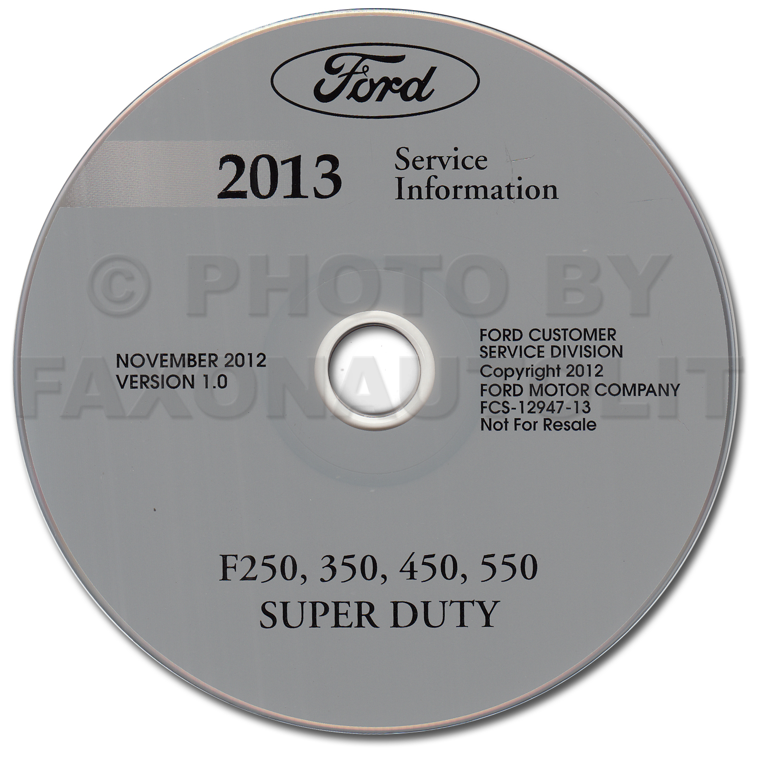 2013 Ford F250-F550 Super DutyTruck Wiring Diagram Manual ...