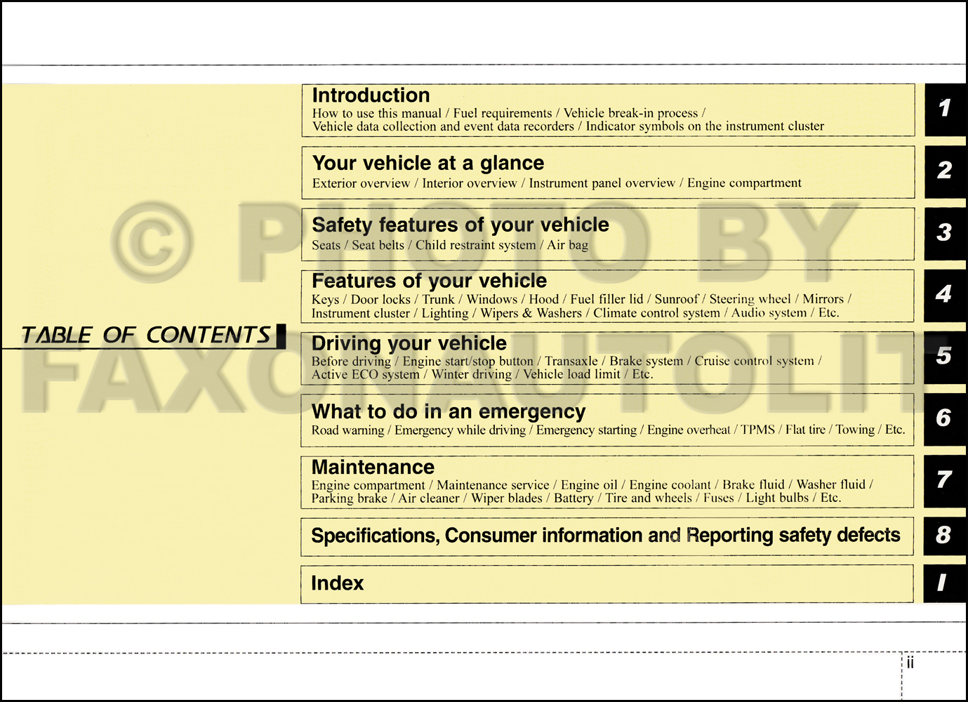 Kia forte repair manual