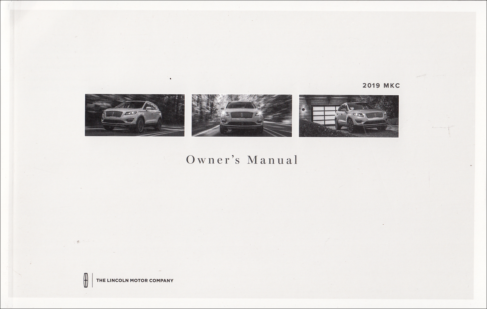 2019 Lincoln Mkc Owners Manual Original 7687