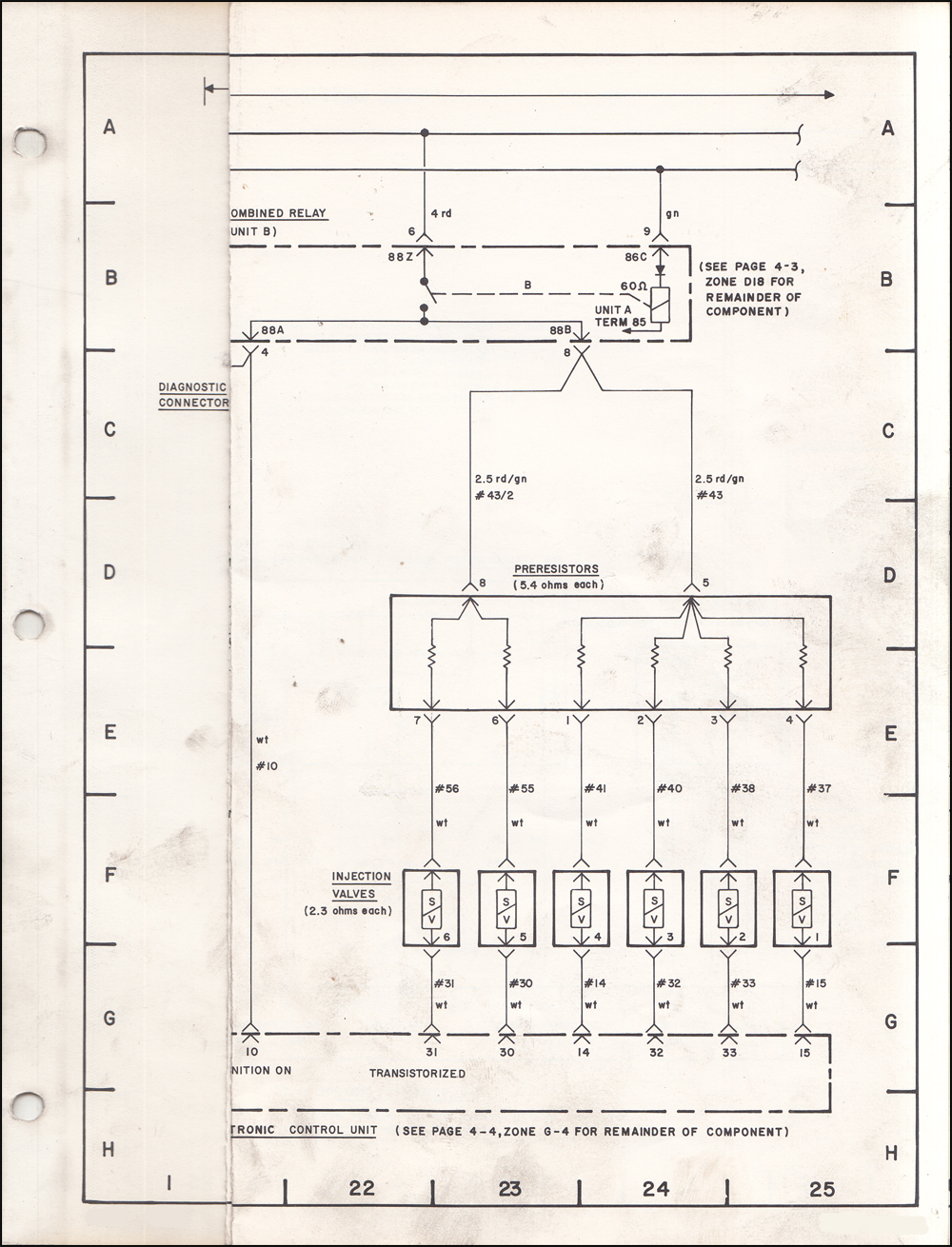 1980 BMW 320i Wiring Diagram Original